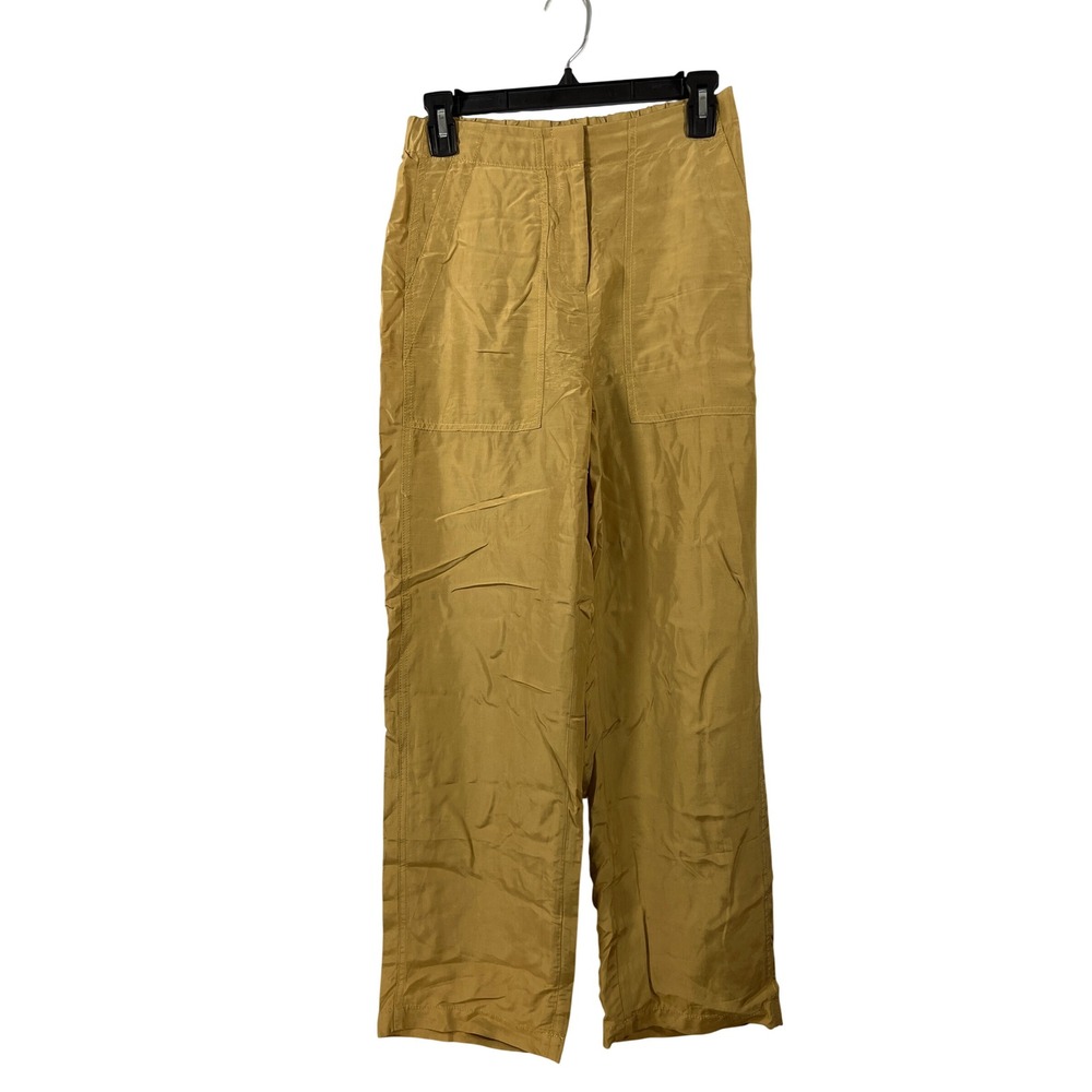 J Crew Earthy Tan Preppy Boho Academia Minimalist Straight Pants Office Siren